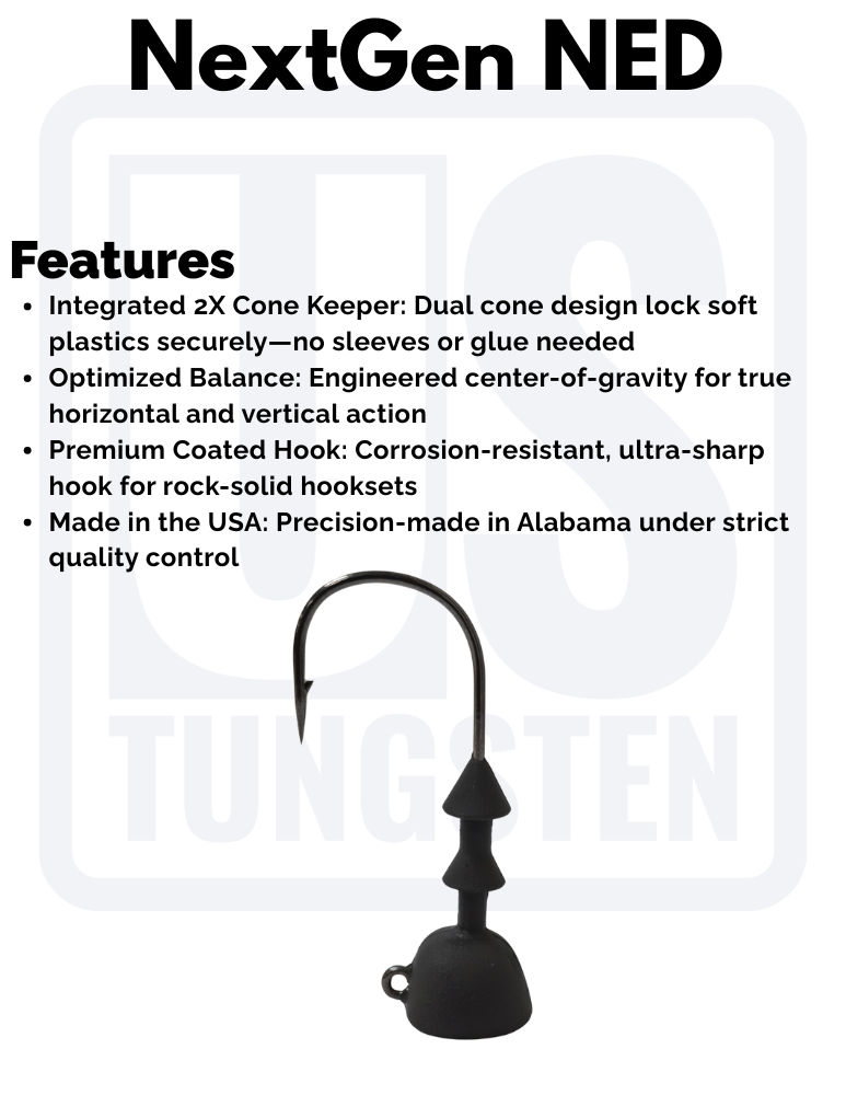 NextGen Tungsten Ned Head – 2X Keeper