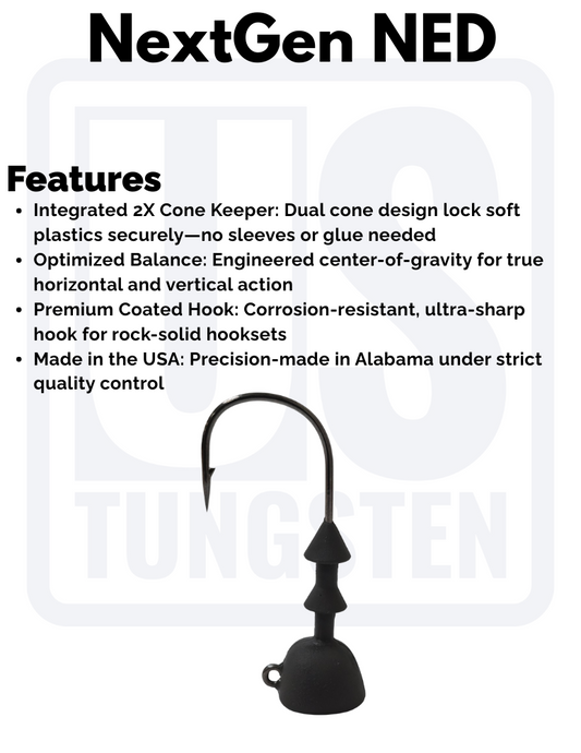 NextGen Tungsten Ned Head – 2X Keeper